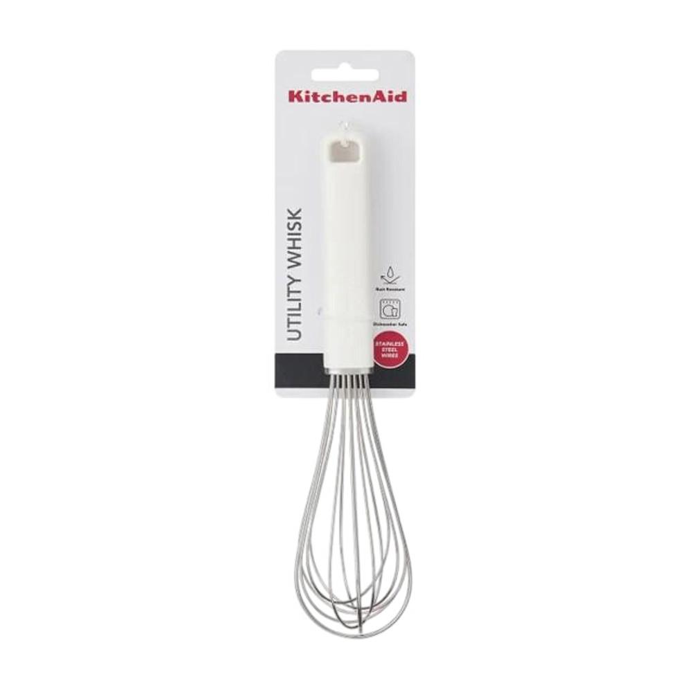 KitchenAid Porcelain White Utility Whisk 27cm